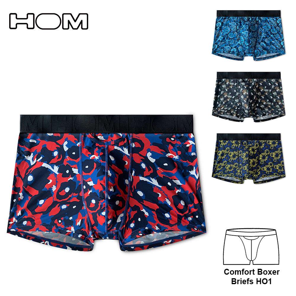 JP日本系列 印花 Comfort Boxer Briefs HO1 男四角褲