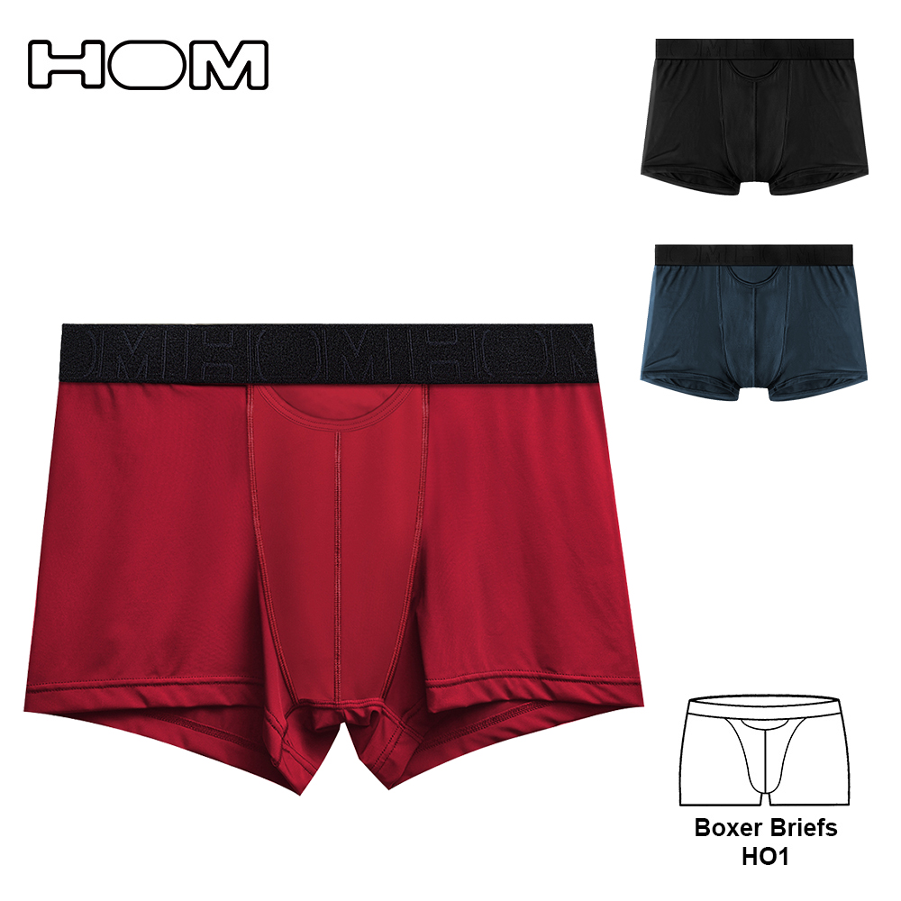 日本系列 經典素色 Boxer Briefs HO1 男四角褲
