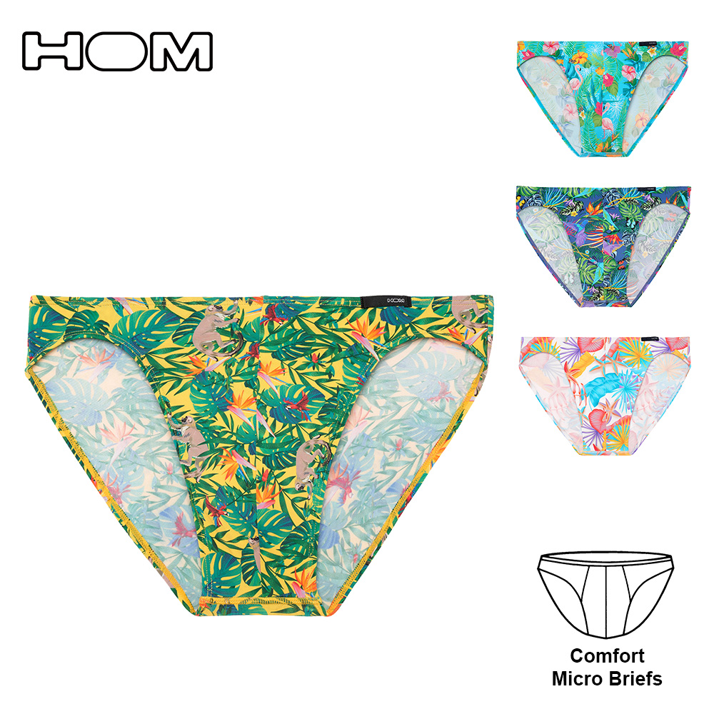 JP日本系列 潮流印花 Comfort Micro Briefs 男三角褲