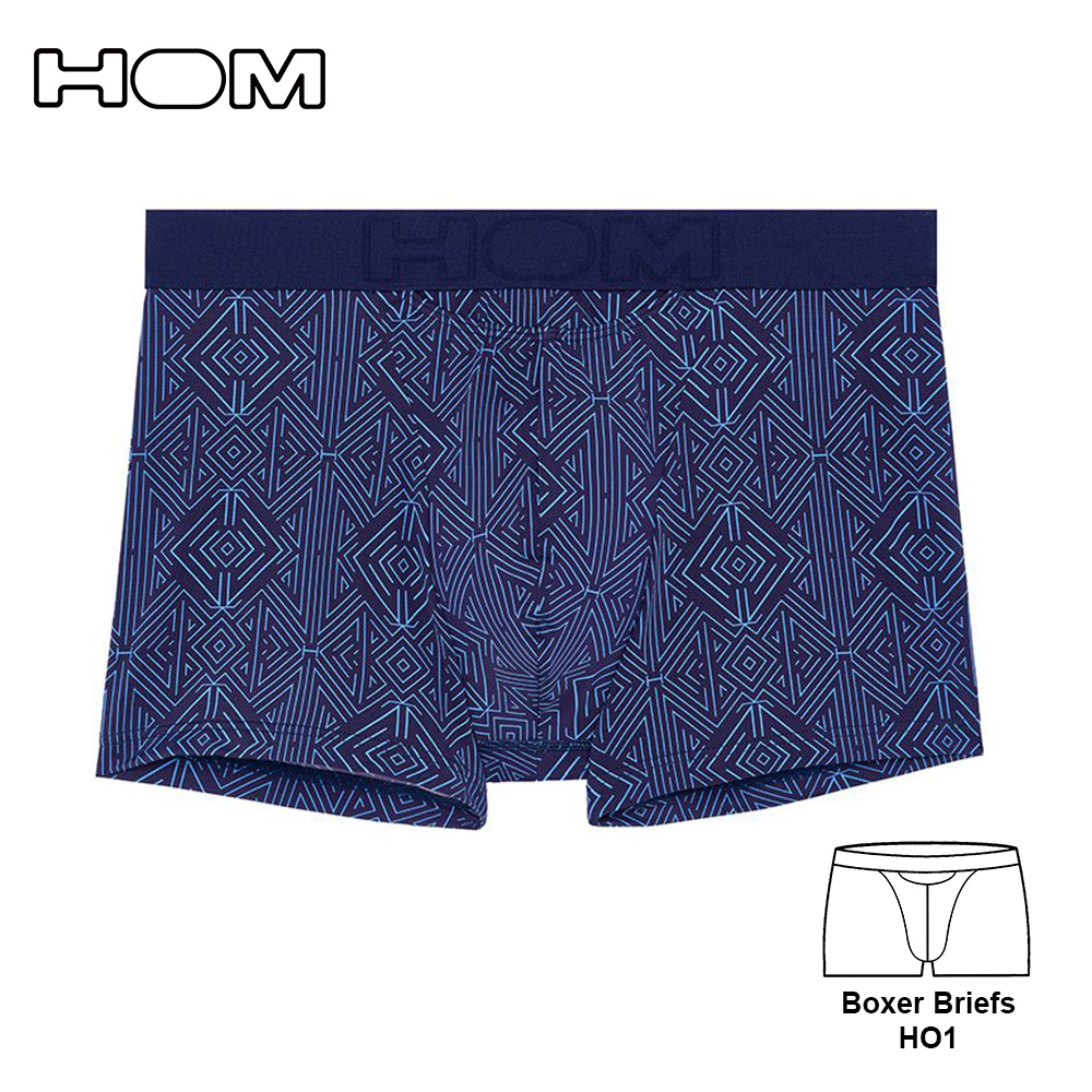 Boxer Briefs HO1 潮流印花男四角褲