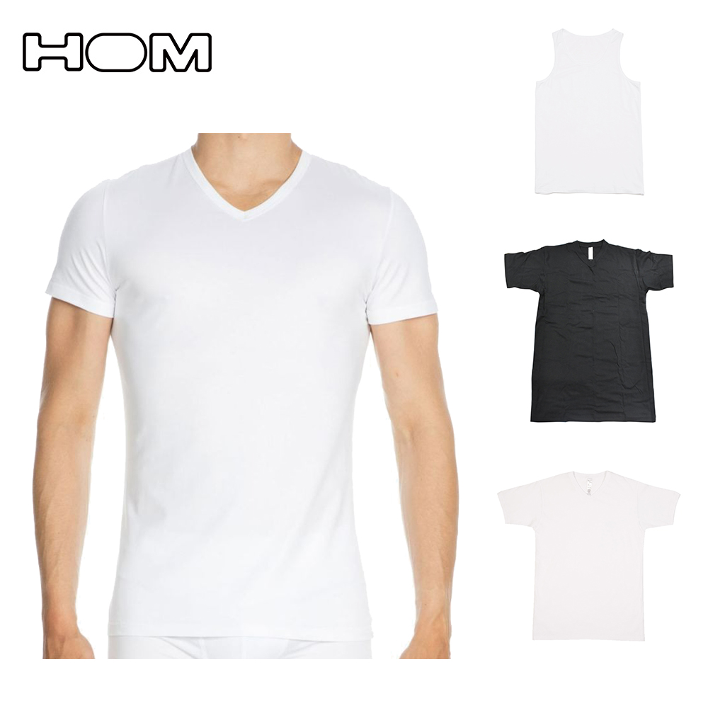 百搭黑白素色背心/V領短袖衣