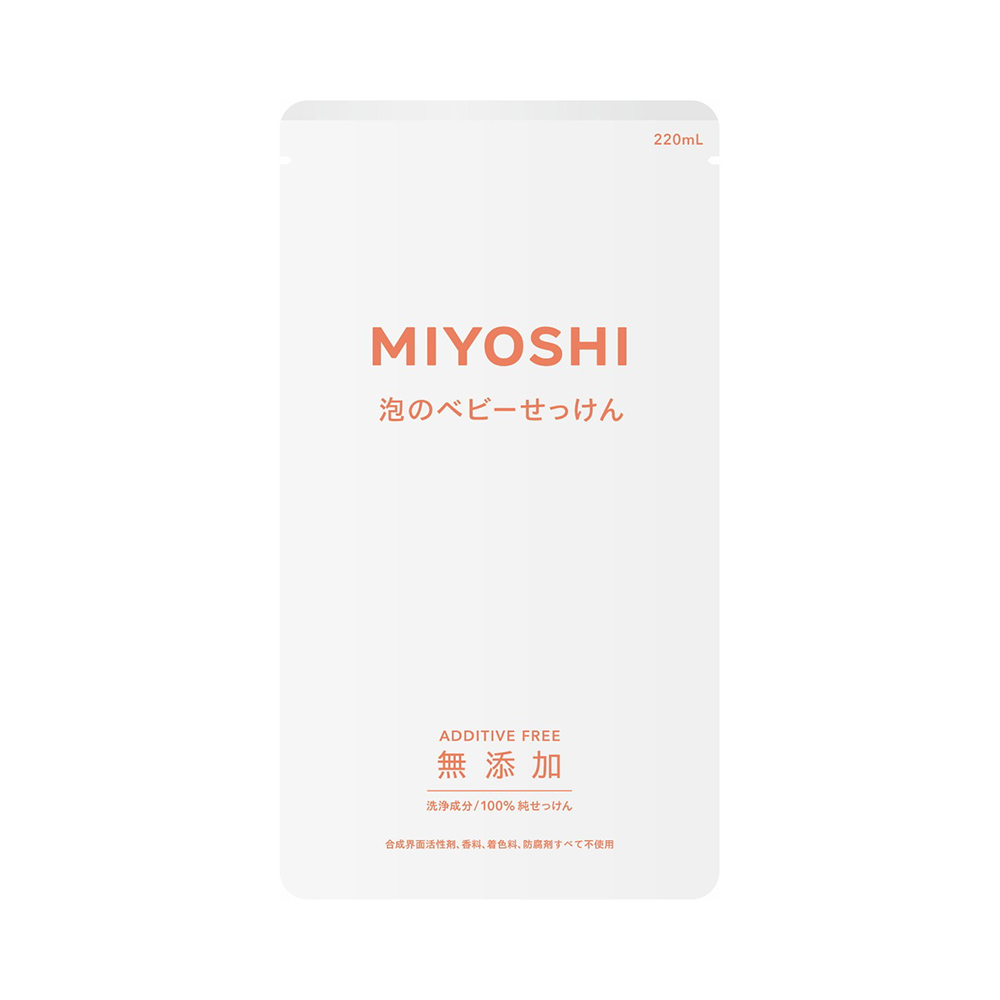 無添加嬰幼兒泡沫沐浴乳補充包220ml