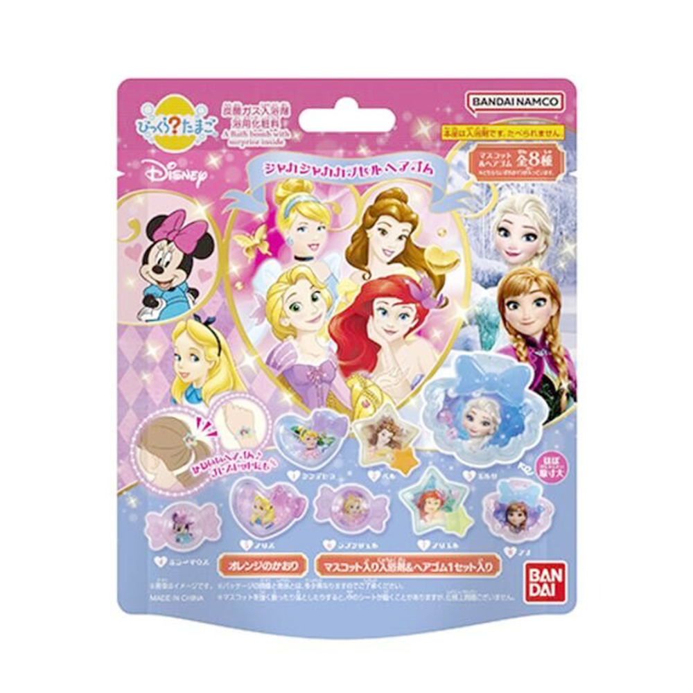 BANDAI迪士尼公主髮圈入浴球55g