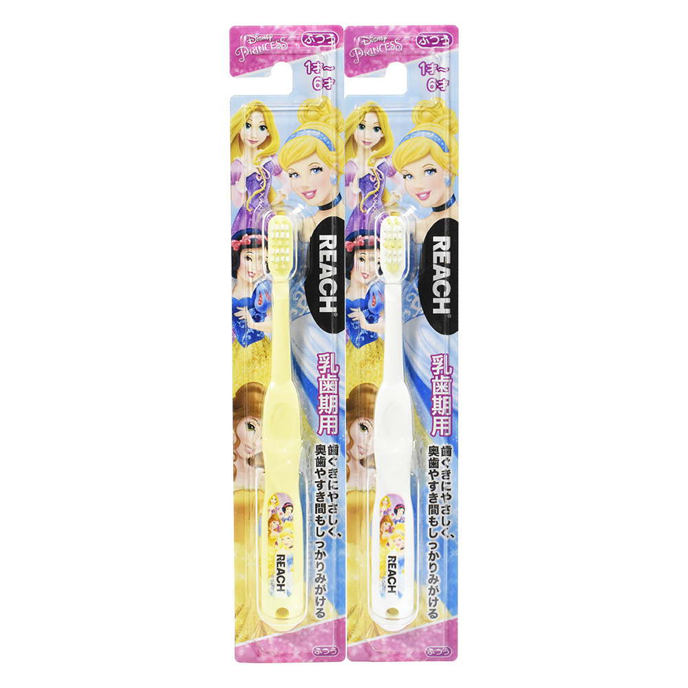 REACH迪士尼公主幼兒牙刷單支入(1~6歲/普通毛/合色)