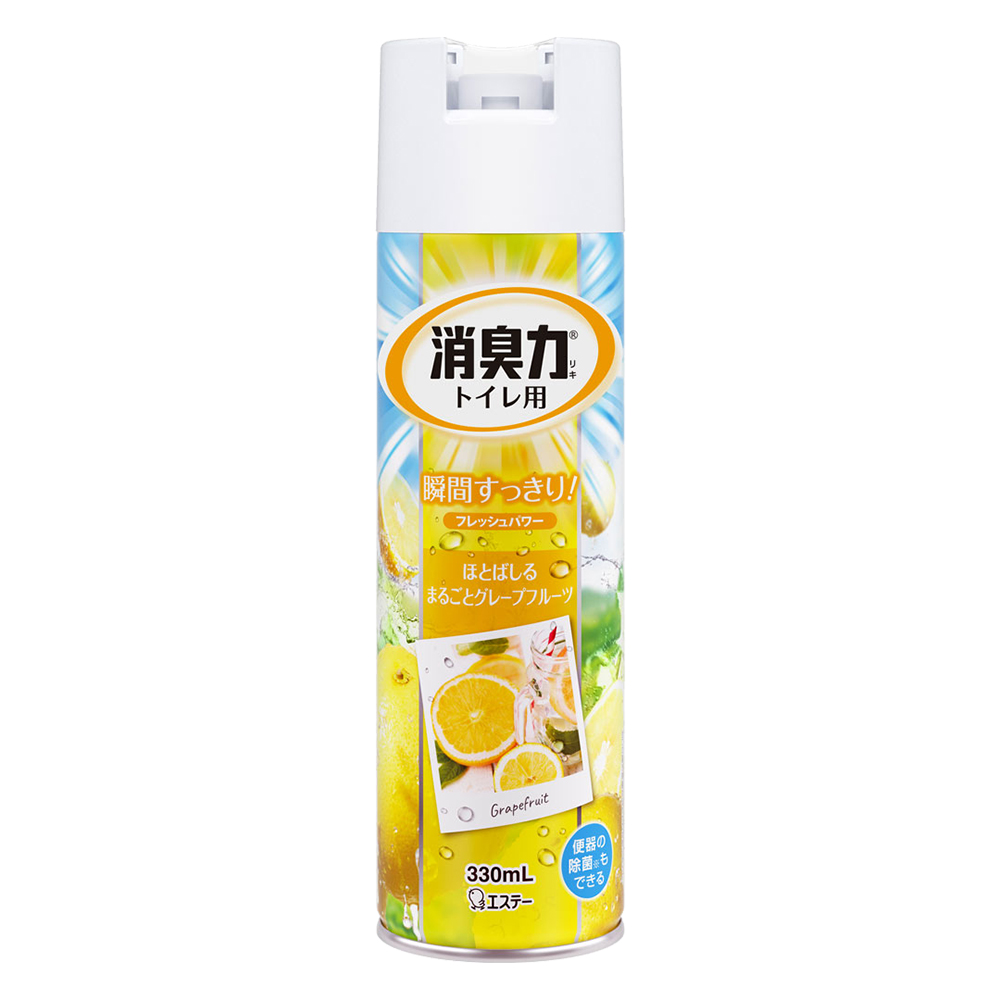 浴廁瞬間消臭力噴劑-葡萄柚香330ml