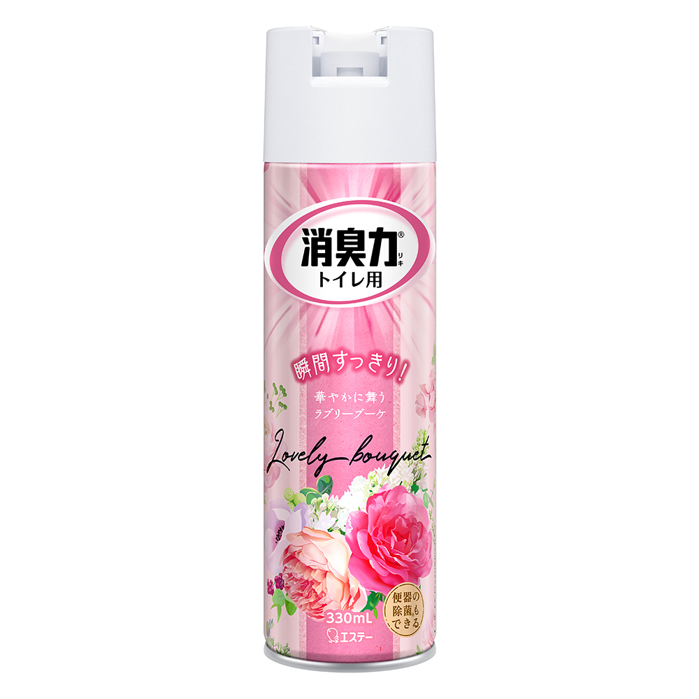 浴廁瞬間消臭力噴劑-幸福花朵香330ml