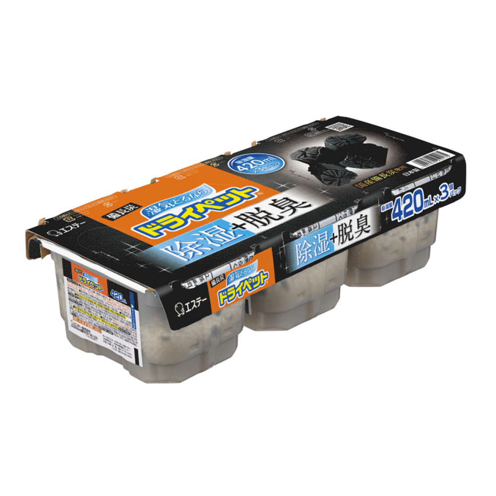 ST備長炭吸濕盒(420ml x 3入)