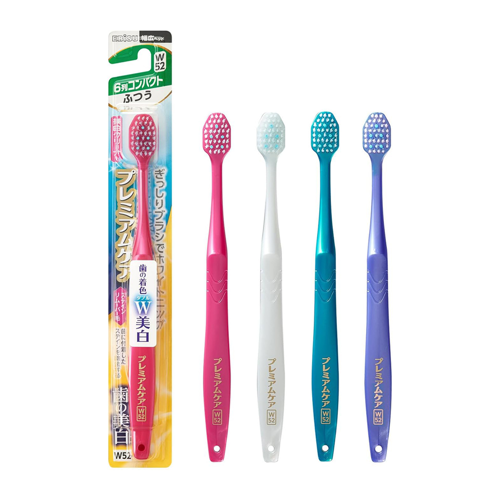 EBiSU超纖細毛寬幅亮潔牙刷B-3606M(普通毛/合色)