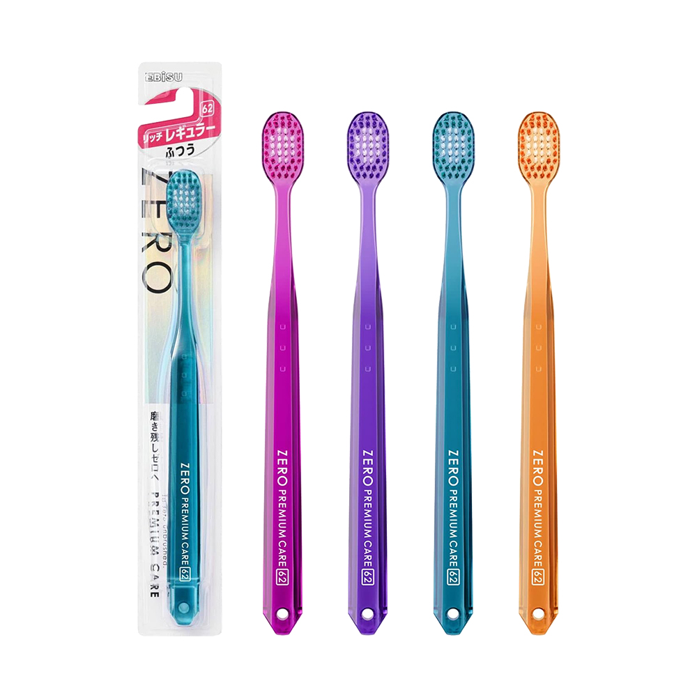 EBiSU省時潔淨寬幅牙刷B-8040M(普通毛/中刷頭/合色)