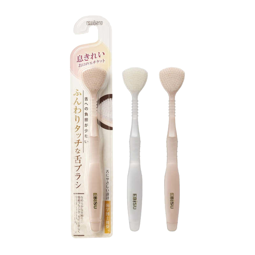 EBiSU低負擔柔軟舌苔刷B-D4590(合色)