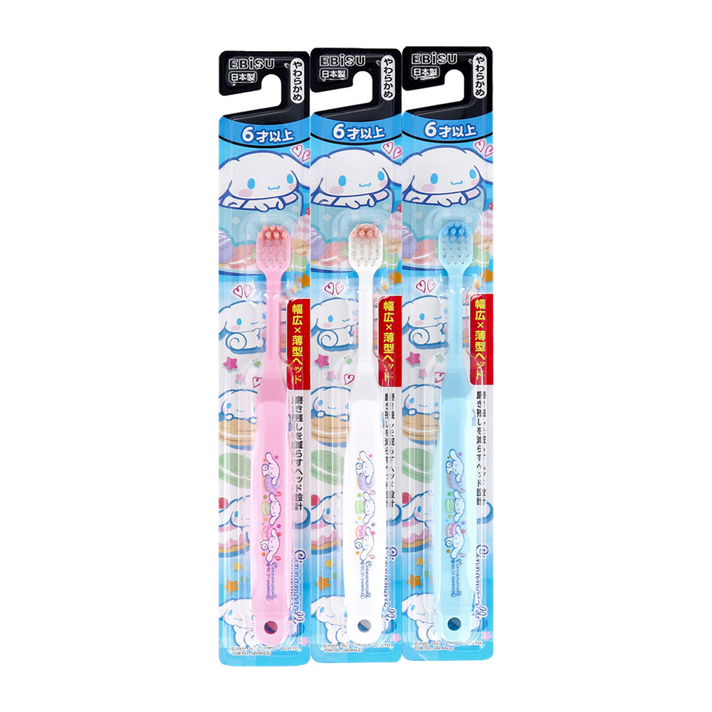 EBISU兒童大耳狗牙刷B-6382(6歲以上/合色)
