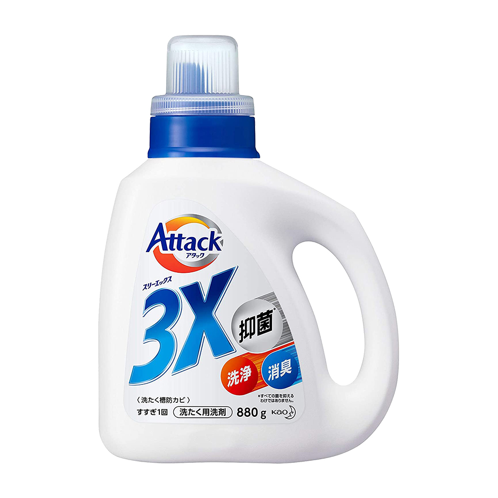 Attack3X抑菌防臭洗衣精880g