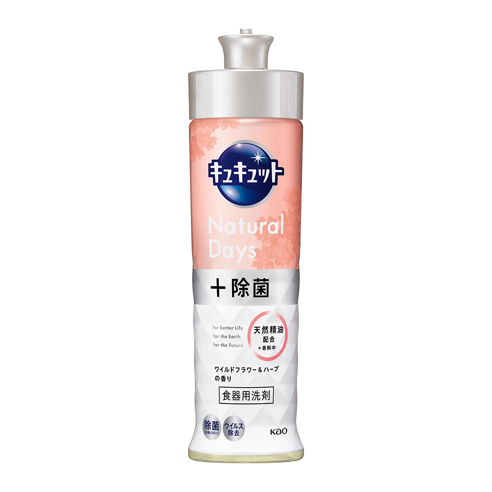 Kao抑菌速淨洗碗精(花香&草本香)220ml