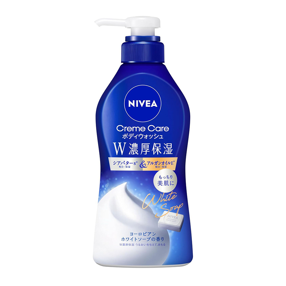 NIVEA絲滑雙倍濃厚保濕沐浴乳(歐洲皂香)460ml