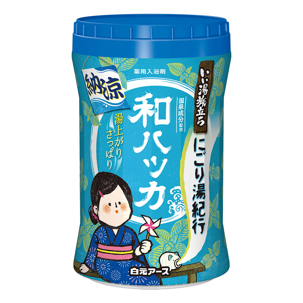 白元納涼濁湯溫泉旅行記保濕入浴劑(薄荷)540g