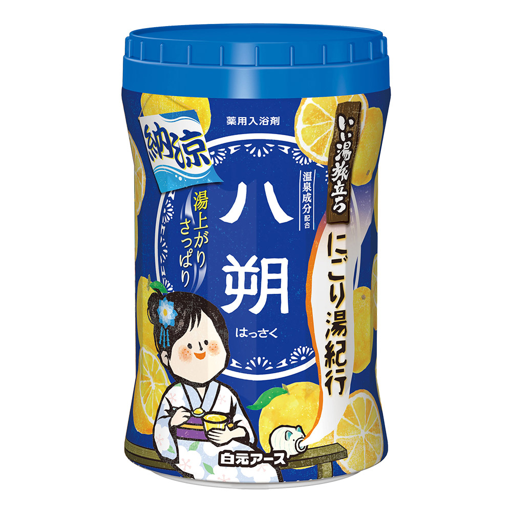 白元納涼濁湯溫泉旅行記保濕入浴劑(八朔柑橘)540g