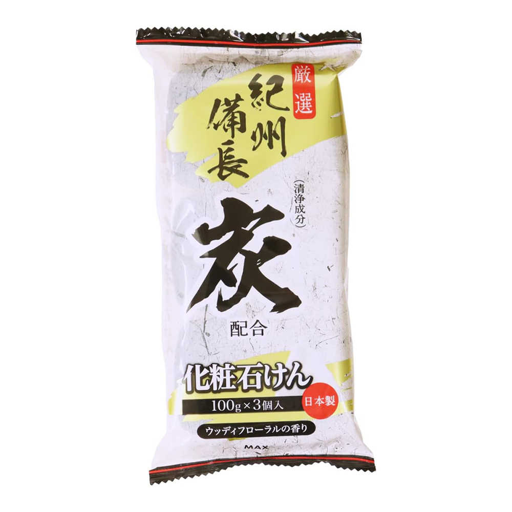 MAX沐浴炭香皂(100g x 3入)