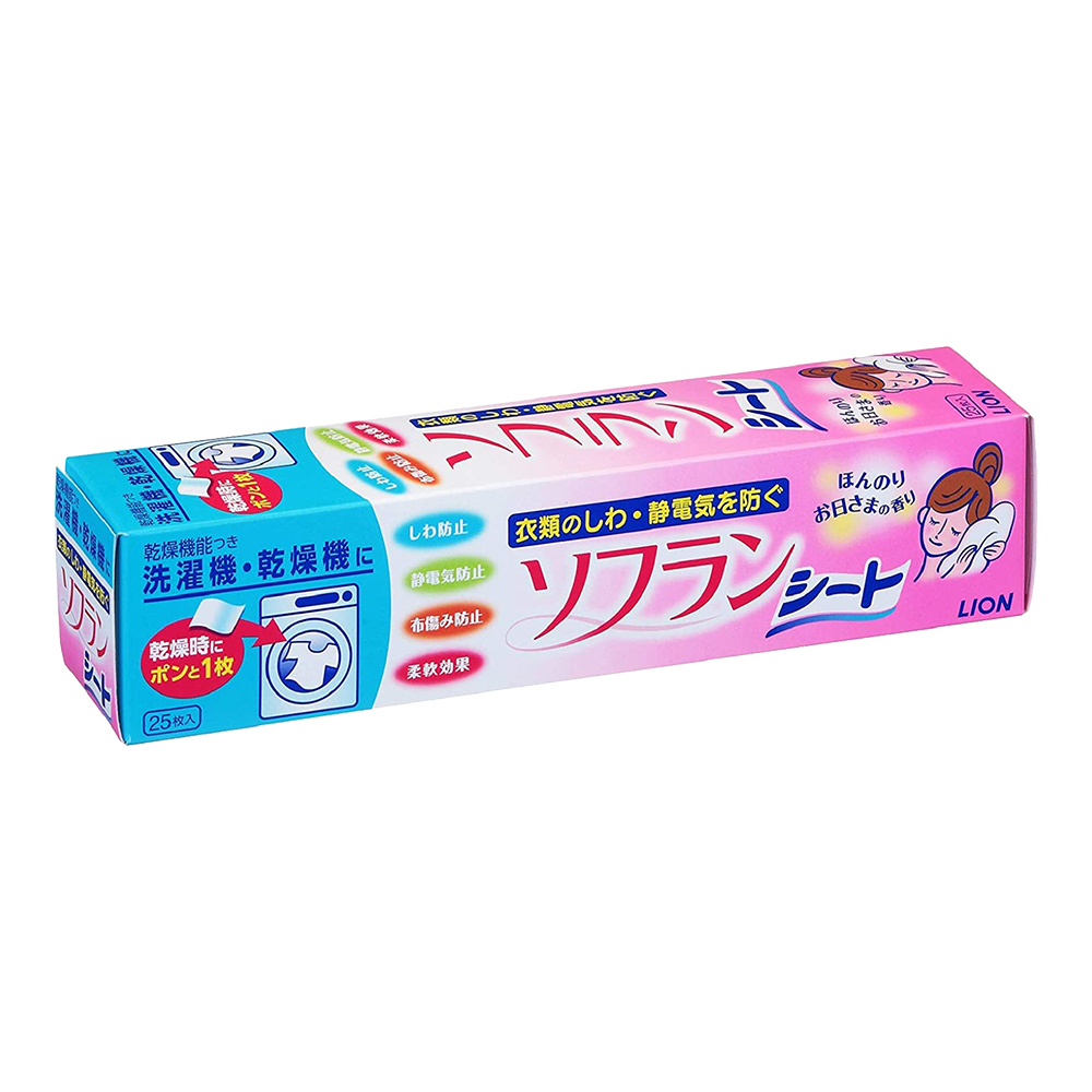 LIONSoflan烘衣柔軟片(25片入)