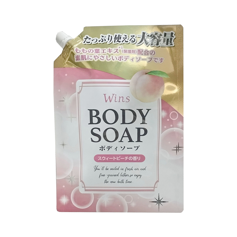 WINS蜜桃潤膚沐浴乳(補充包)900g