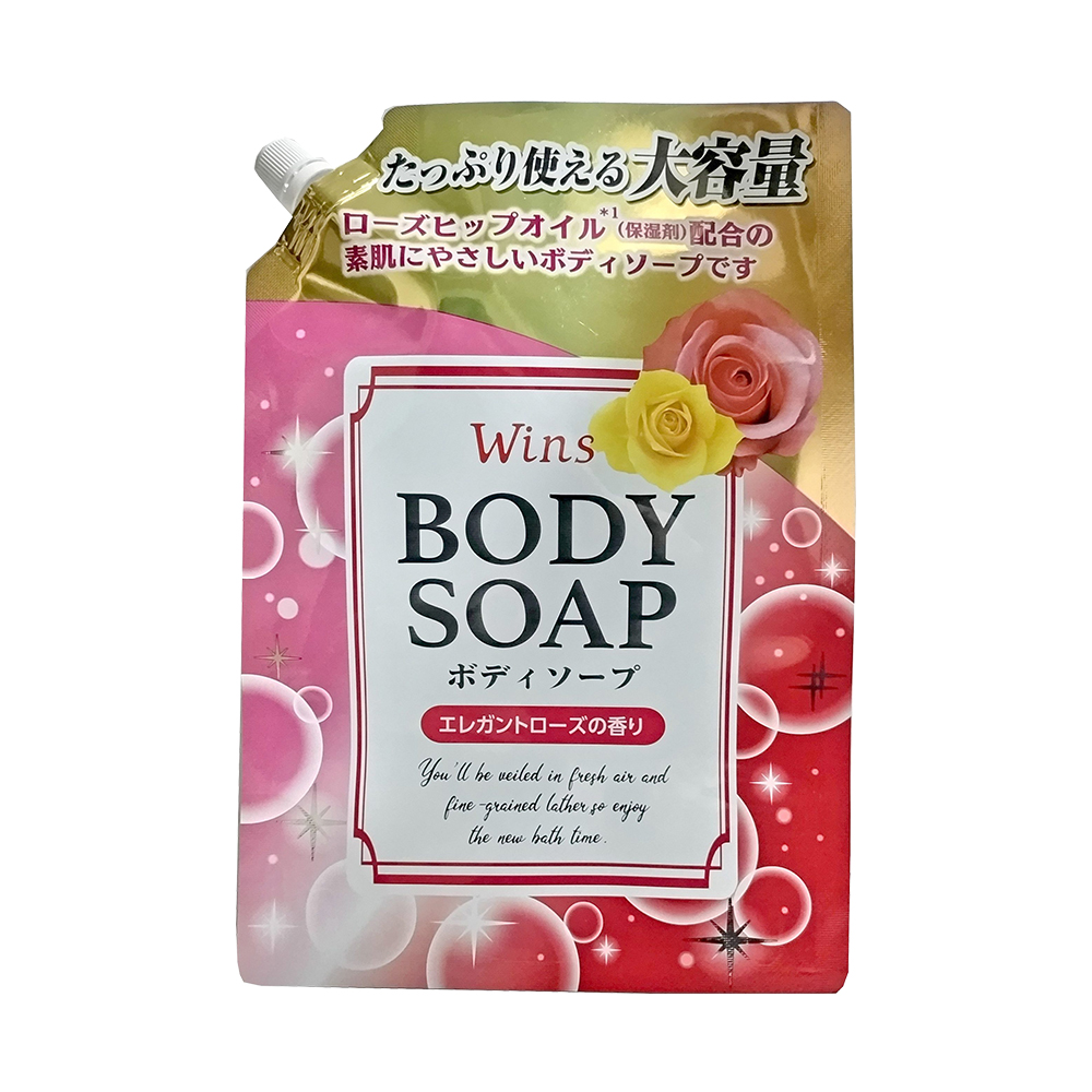 WINS玫瑰潤膚沐浴乳(補充包)900g