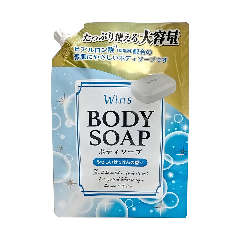 WINS皂香潤膚沐浴乳(補充包)900g