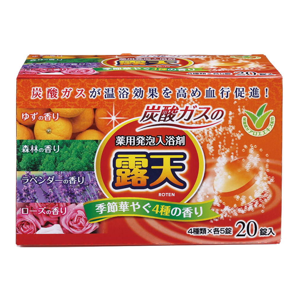 扶桑化學 露天浴碳酸入浴錠-經典20錠入