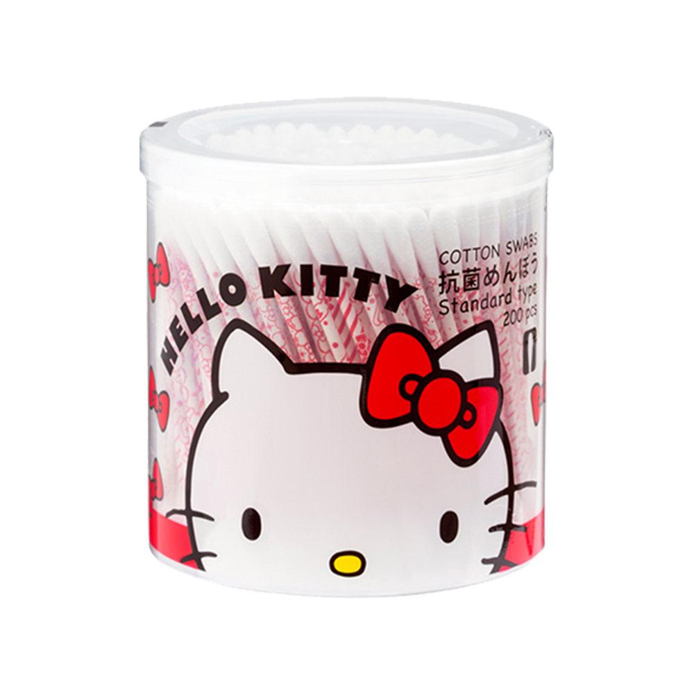 HelloKitty抗菌清潔棉花棒200支入