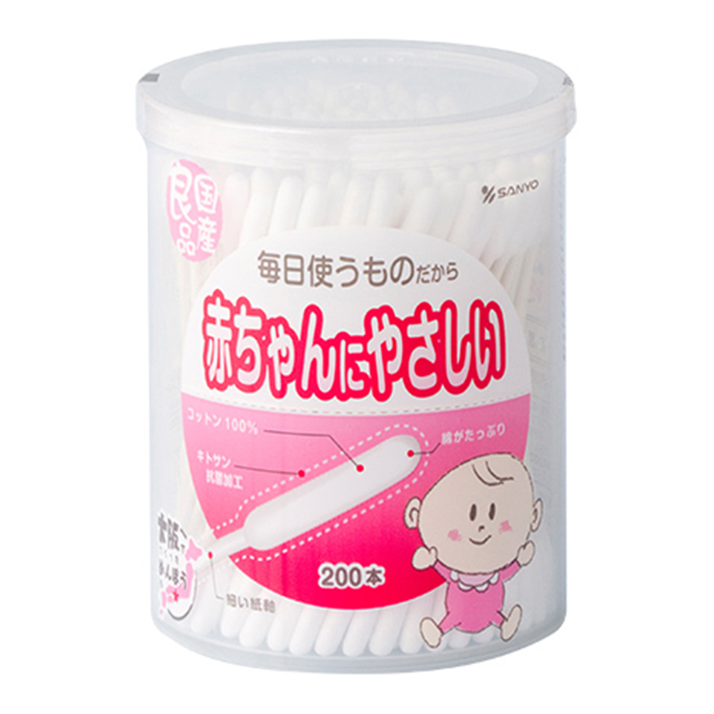 嬰幼兒用棉花棒200支入