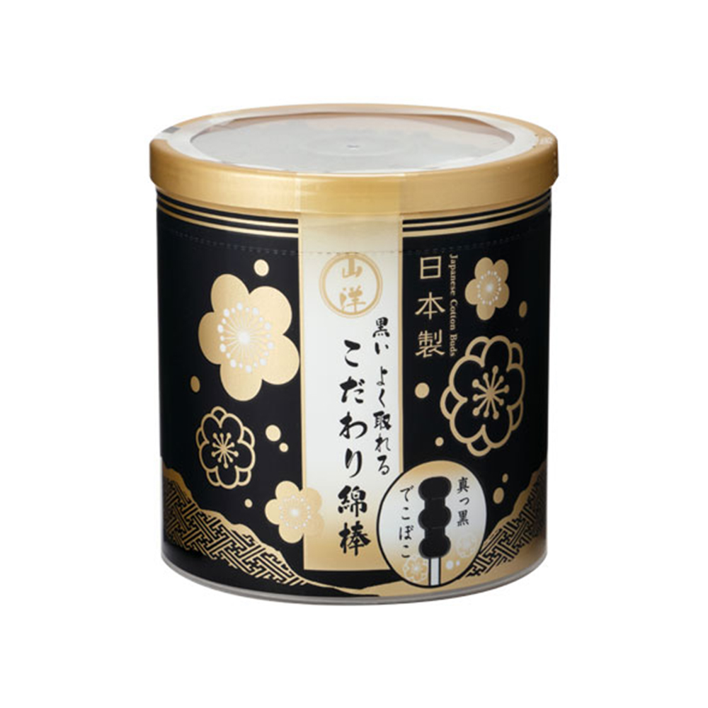 黑螺旋清潔棉花棒150支入