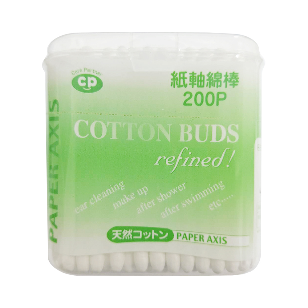 ISHIDA紙軸棉花棒200入