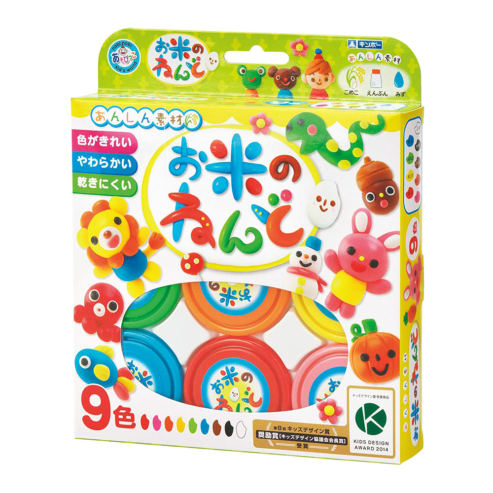 銀鳥米粘土趣味鮮豔9色入(30g*9)