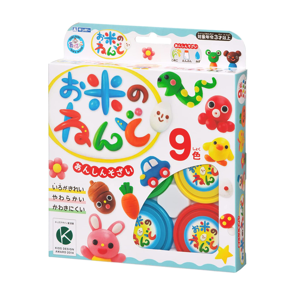 銀鳥米粘土趣味鮮豔9色入(30g*9)