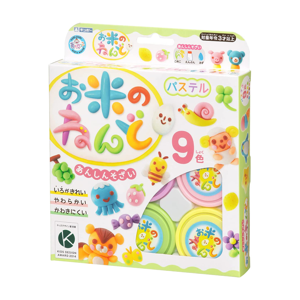 銀鳥米粘土趣味柔和9色入(30g*9)