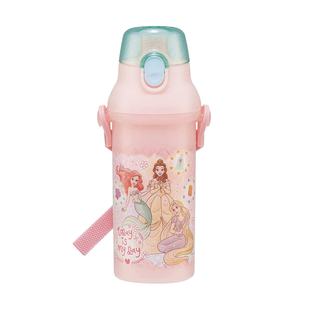 SKATER銀離子抑菌兒童直飲冷水壺480ml(迪士尼公主)