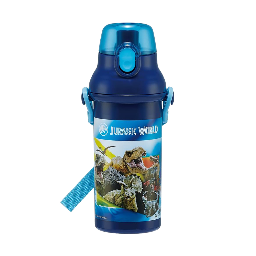 SKATER銀離子抑菌兒童直飲冷水壺480ml(侏儸紀世界)