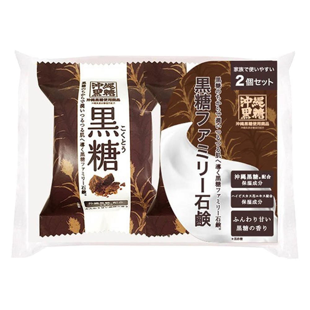 沖繩黑糖潤肌香皂80g x 2入