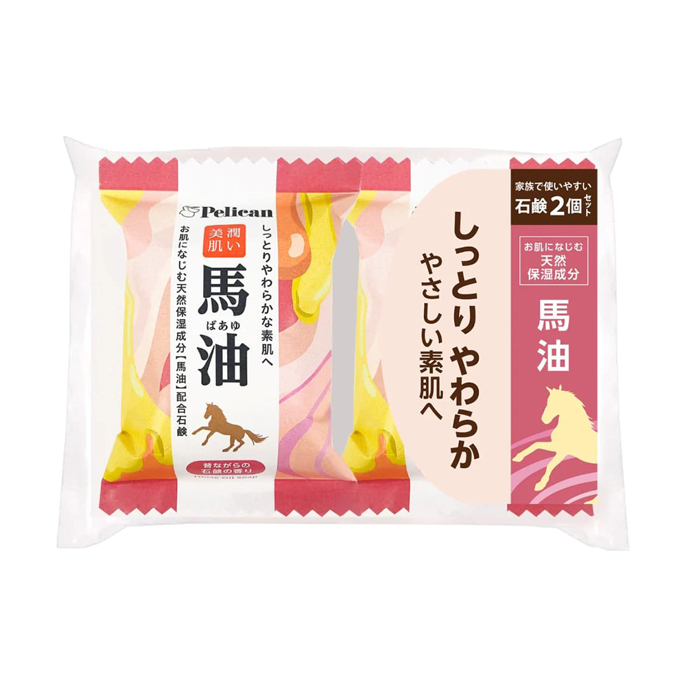 Pelican馬油潤肌香皂80gX2入