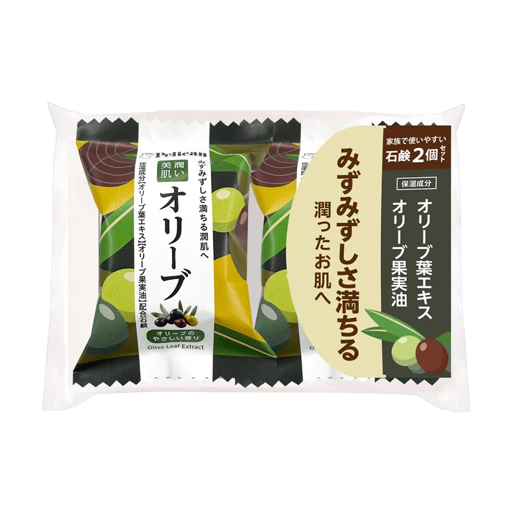 Pelican橄欖潤肌香皂80gX2入
