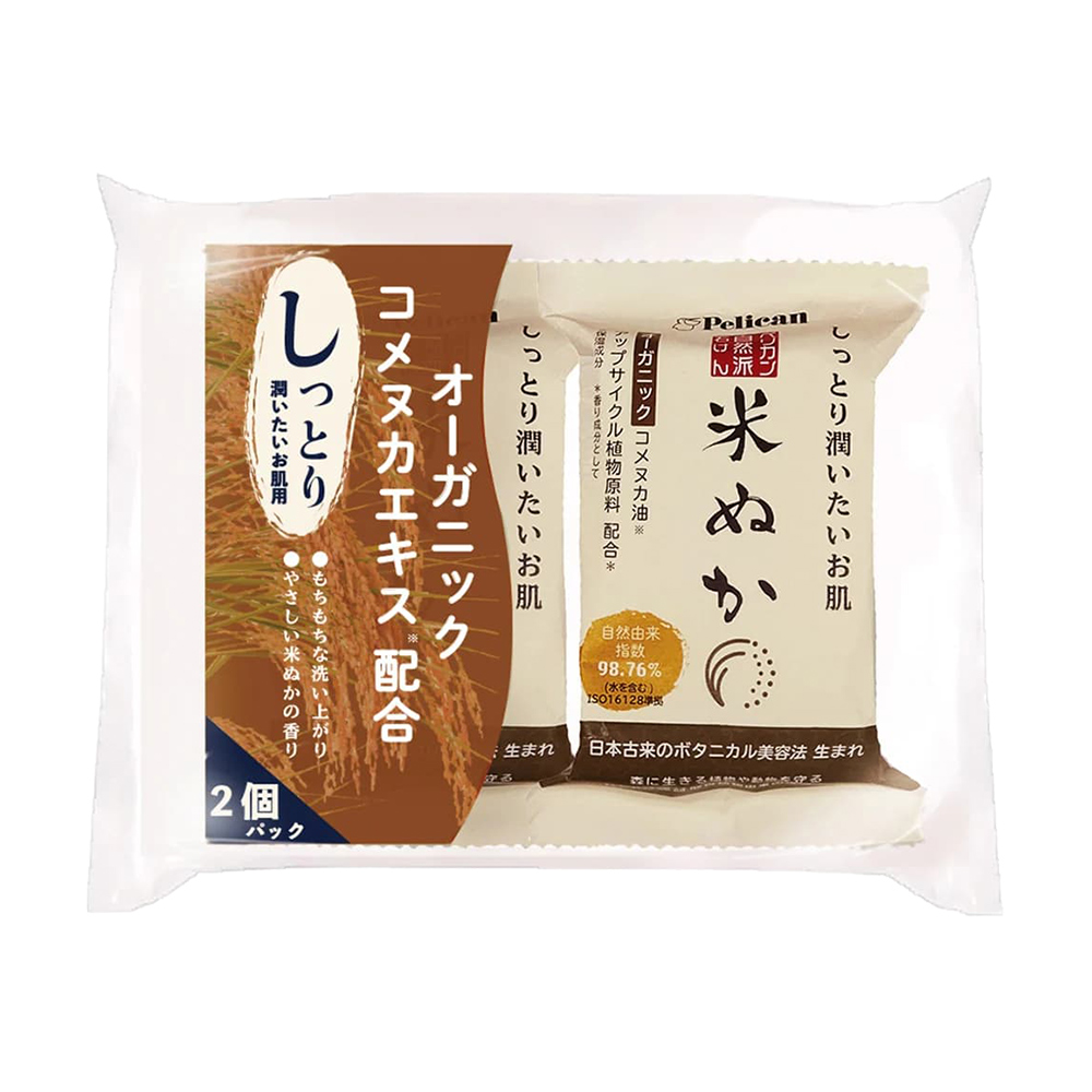 Pelican米糠潤肌香皂100gX2入