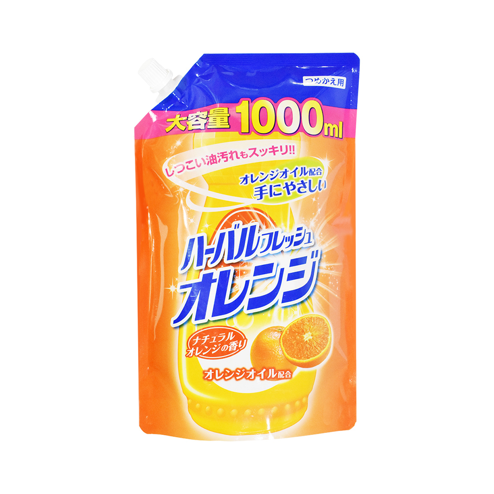 Mitsuei去油污洗碗精補充包(橘子香)1000ml