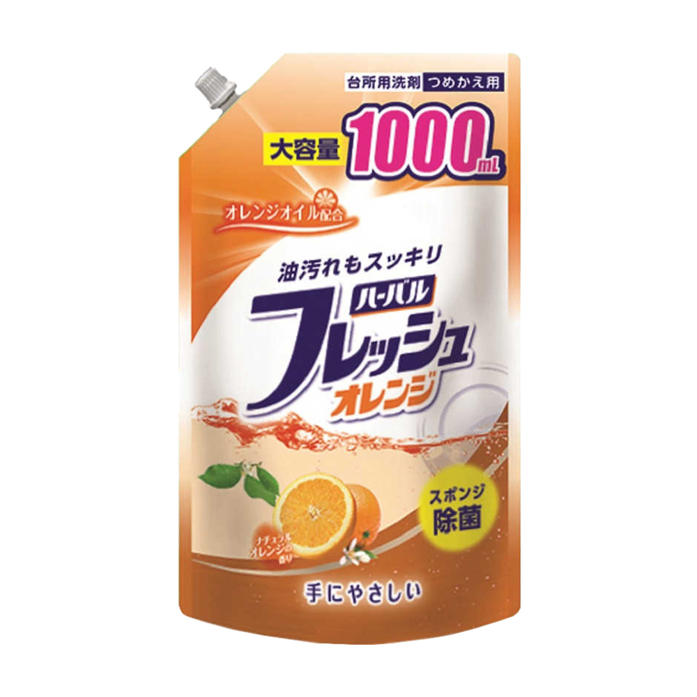 Mitsuei去油污洗碗精補充包(橘子香)1000ml