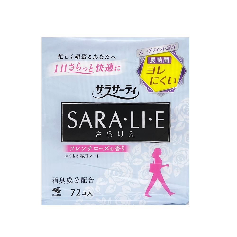 衛生護墊-法式玫瑰香(72枚入1包)