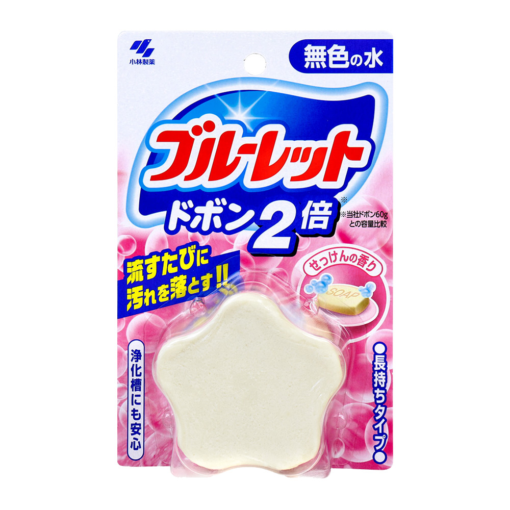 小林製藥馬桶水箱用清潔芳香錠(皂香/無色)120g