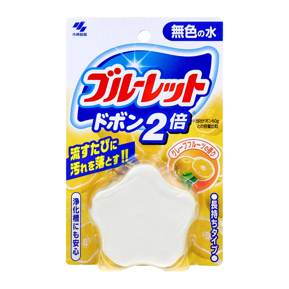 小林製藥馬桶水箱用清潔芳香錠(葡萄柚/無色)120g