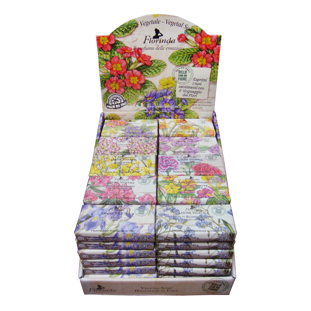 義大利香皂組(以花訴心)100g x 70入