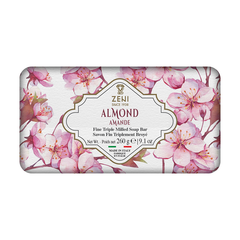 ZENI義大利三重研磨香皂(杏花)260g