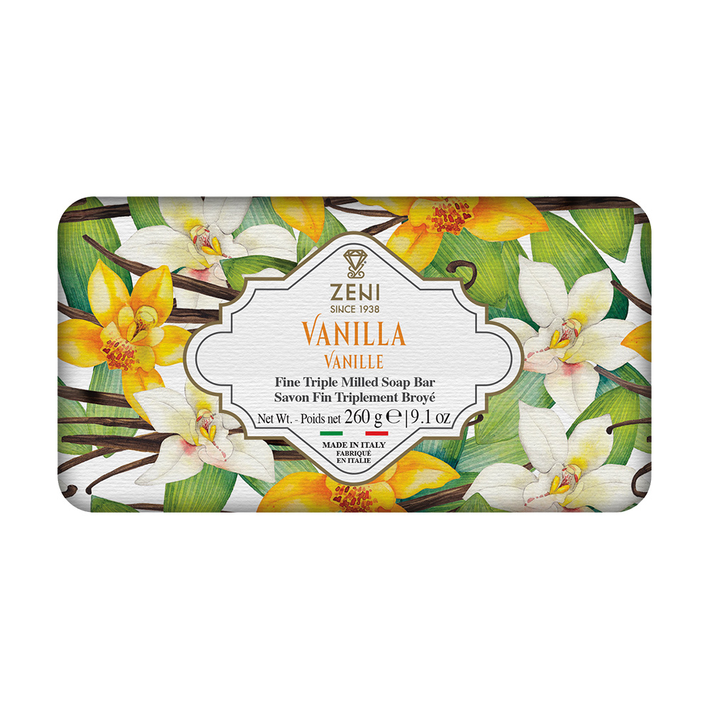 ZENI義大利三重研磨香皂(香莢蘭)260g