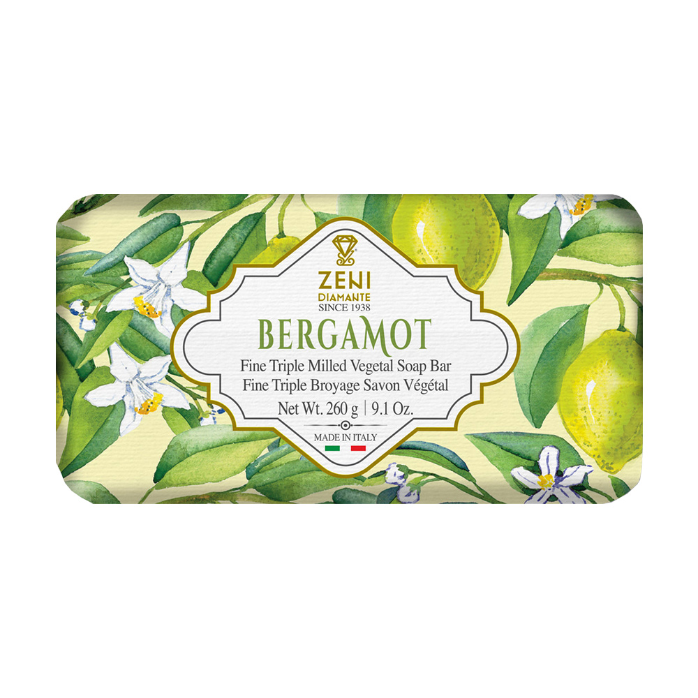 ZENI義大利植物萃取三重研磨香皂(佛手柑)260g