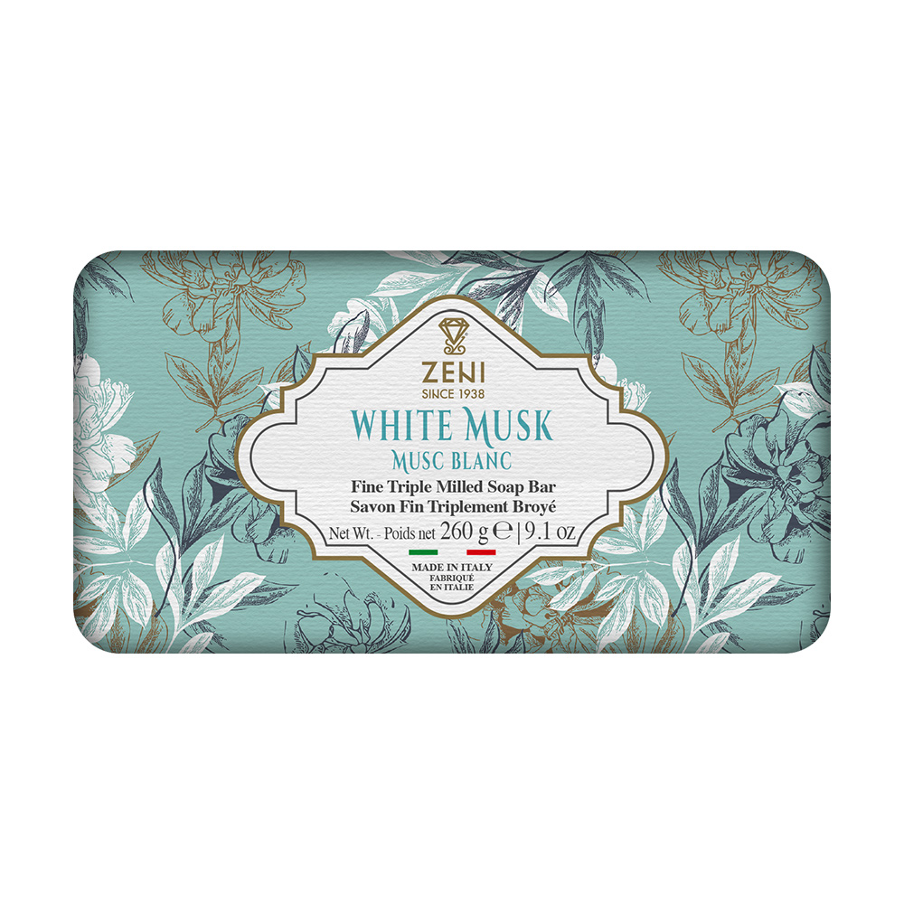 ZENI義大利三重研磨香皂(白麝香)260g
