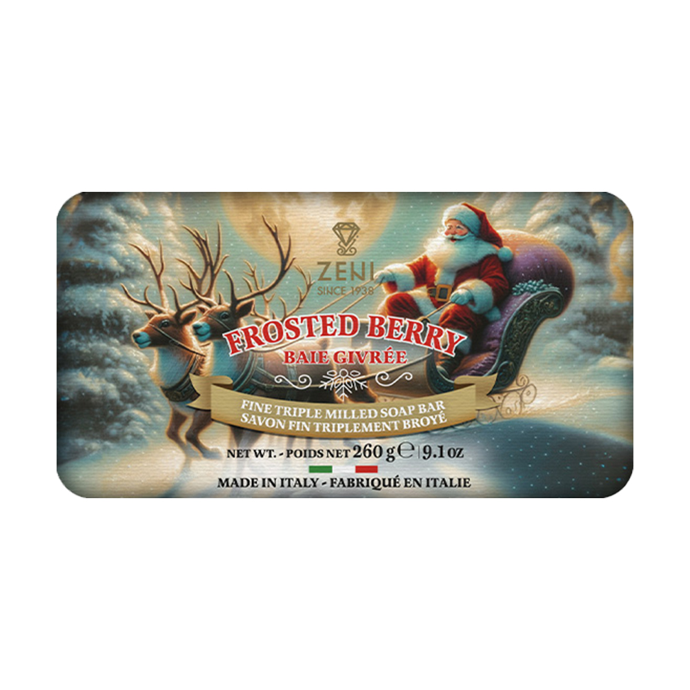 ZENI義大利植物萃取三重研磨香皂(雪霜莓果)260g